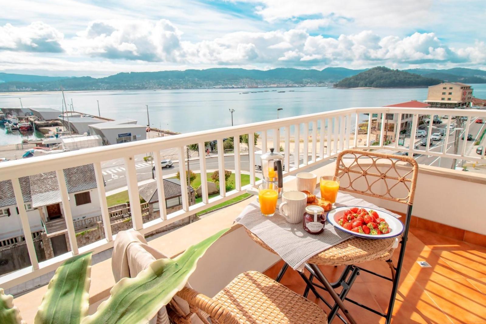 Bleumaison-Combarro Port Con Vistas Al Mar ภายนอก รูปภาพ